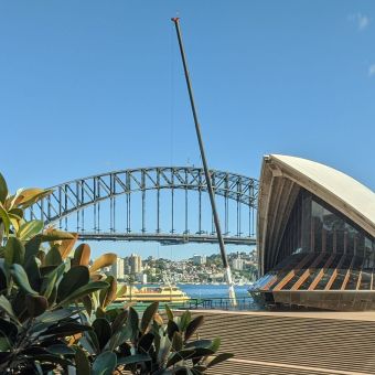 View from Bennelong Lawn, Sydney